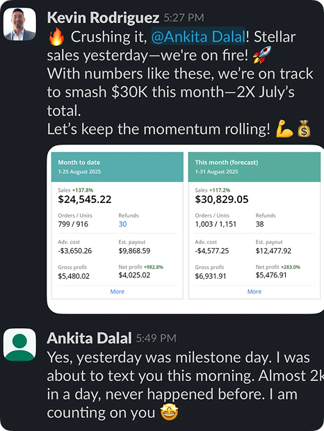 Hitting 100% MoM Growth!